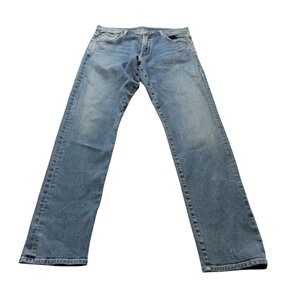 CITIZENS OF HUMANITY Adler Jeans Blue Slim Straight Leg Men's Size 32 Stretch